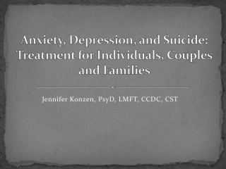 Jennifer Konzen, PsyD , LMFT, CCDC, CST