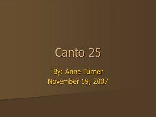 Canto 25