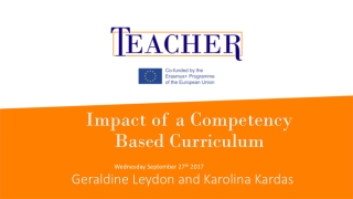 Impact of a Competency Based Curriculum