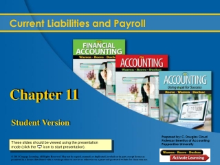 Current Liabilities and Payroll