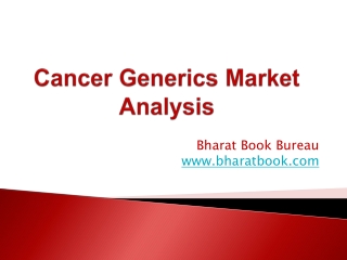 Cancer Generics Market Analysis