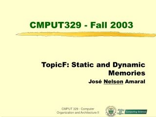 CMPUT329 - Fall 2003