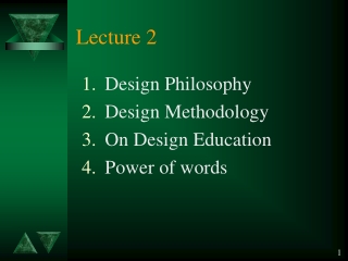 Lecture 2