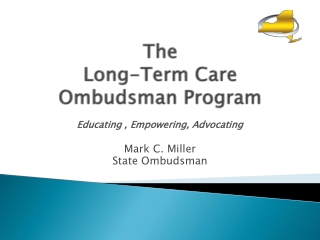 The Long-Term Care Ombudsman Program