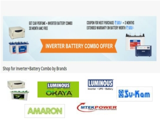 Buy Inverter & Battery Combo Online