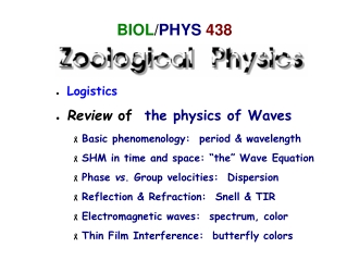 BIOL / PHYS 438