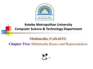 Kotebe Metropolitan University Computer Science &amp; Technology Department