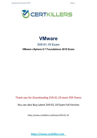 2V0-01-19 cheat sheet { test questions }