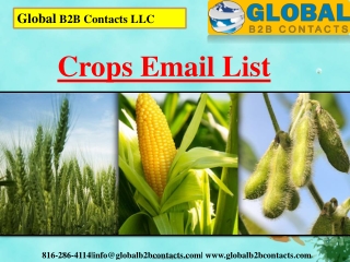 Crops Email List