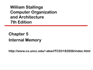 William Stallings Computer Organization and Architecture 7 th Edition