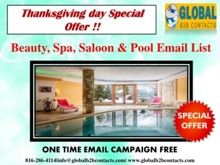 Beauty, Spa, Saloon & Pool Email List