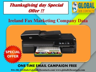 Ireland Fax Marketing Company Data