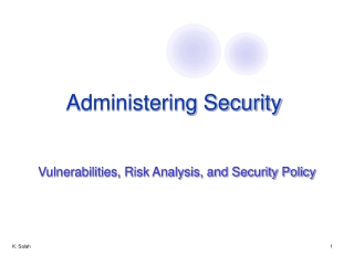 Administering Security