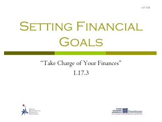 Setting Financial Goals