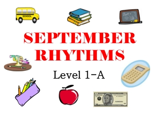 SEPTEMBER RHYTHMS