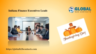 Indiana Finance Executives Leads