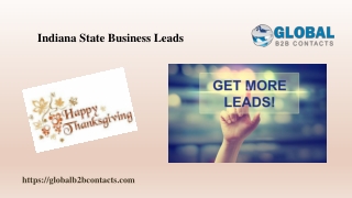 Indiana State Business Leads