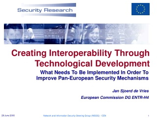 Creating Interoperability Through Technological Development
