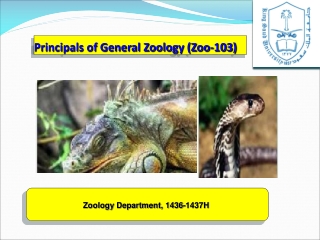 Principals of General Zoology (Zoo-103)