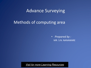 Advance Surveying