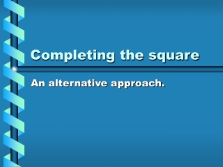 Completing the square