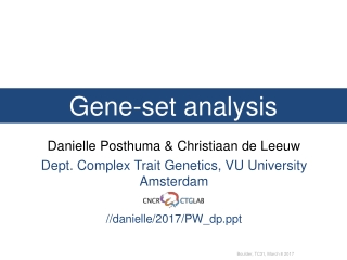 Gene-set analysis