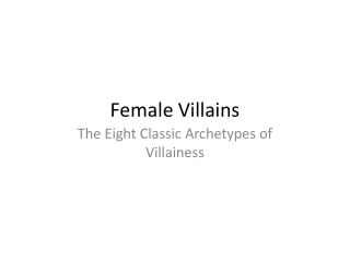 Female Villains