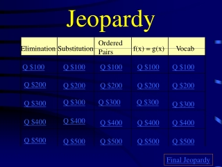 Jeopardy