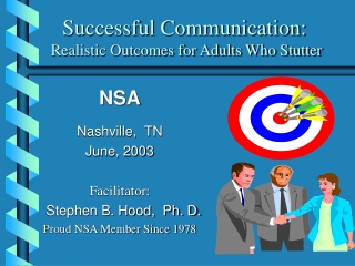 Successful Communication: Realistic Outcomes for Adults Who Stutter