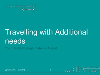 Travelling with Additional needs