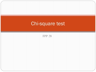 Chi-square test