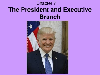 The President and Executive Branch