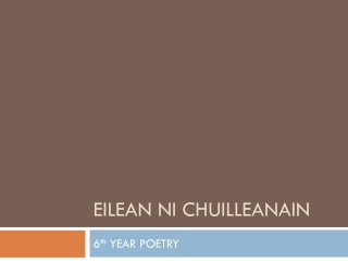 Eilean ni chuilleanain