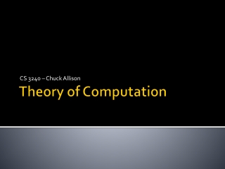 Theory of Computation