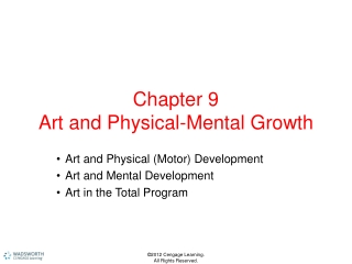 Chapter 9 Art and Physical-Mental Growth