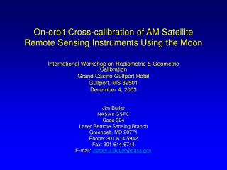 On-orbit Cross-calibration of AM Satellite Remote Sensing Instruments Using the Moon