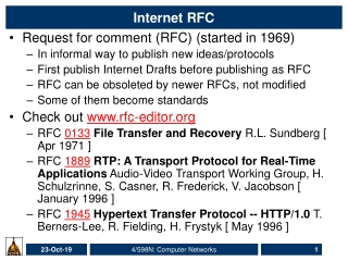 Internet RFC