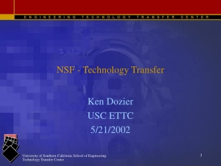 NSF - Technology Transfer