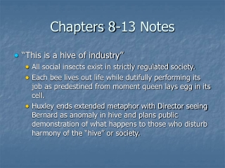 Chapters 8-13 Notes