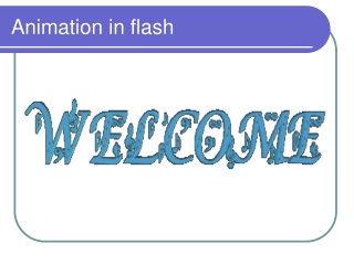Animation in flash
