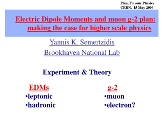Electric Dipole Moments and muon g-2 plan: making the case for higher scale physics