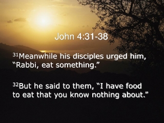 John 4:31-38