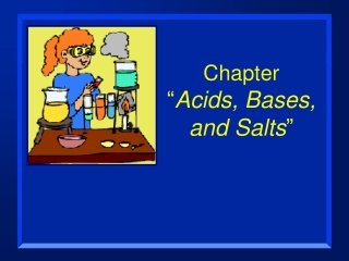 Chapter “ Acids, Bases, and Salts ”