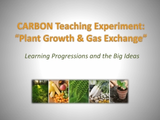 CARBON Teaching Experiment: “Plant Growth &amp; Gas Exchange”