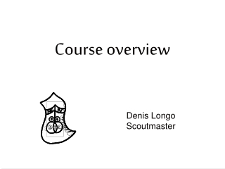 Course overview