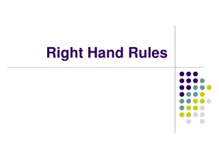 Right Hand Rules