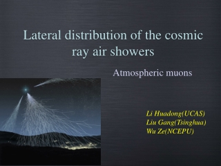 Lateral distribution of the cosmic ray air showers