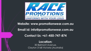 Promotional Wear in Australia