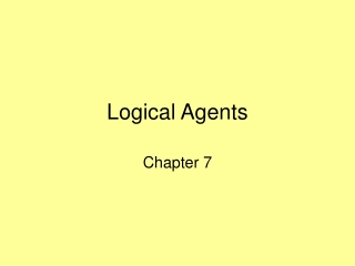 Logical Agents