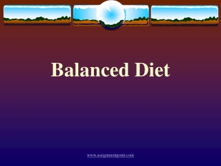 Balanced Diet